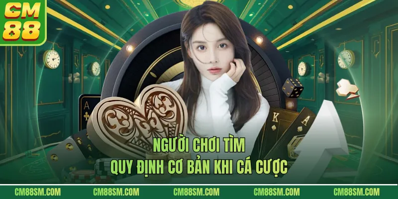 Người chơi tìm quy định cơ bản khi cá cược